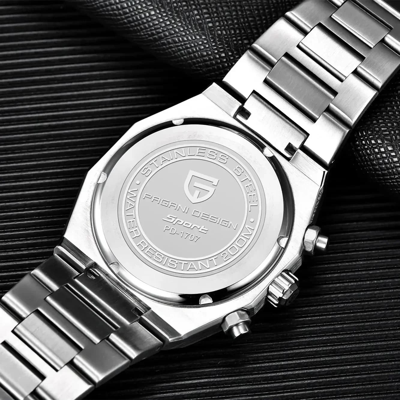 Pagani Design 2026 Nouveau Vk63 Montre Homme Tendance V2 Chronographe Quartz Luxe Saphir Acier Inoxy