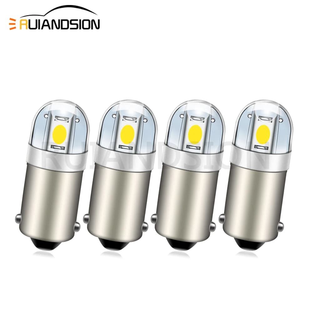 RUIANDSION4X BA9S T4W 3030SMD-Ampoule LED pour Coffre de Voiture, Lampe de Position Latérale existen