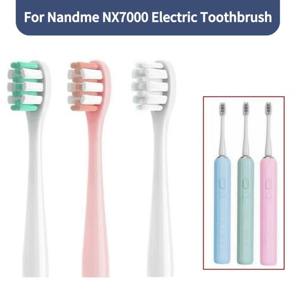 Tête de brosse à dents de rechange pour brosse à dents électrique sonique Nandme NX7000, tête de bro