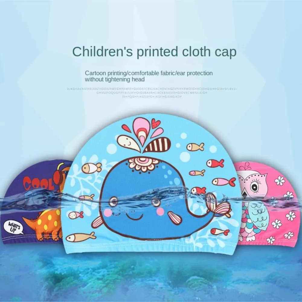 Bonnets de bain pour enfants de 2 à 12 ans, pour garçons et filles, casquettes de plage mignonnes de