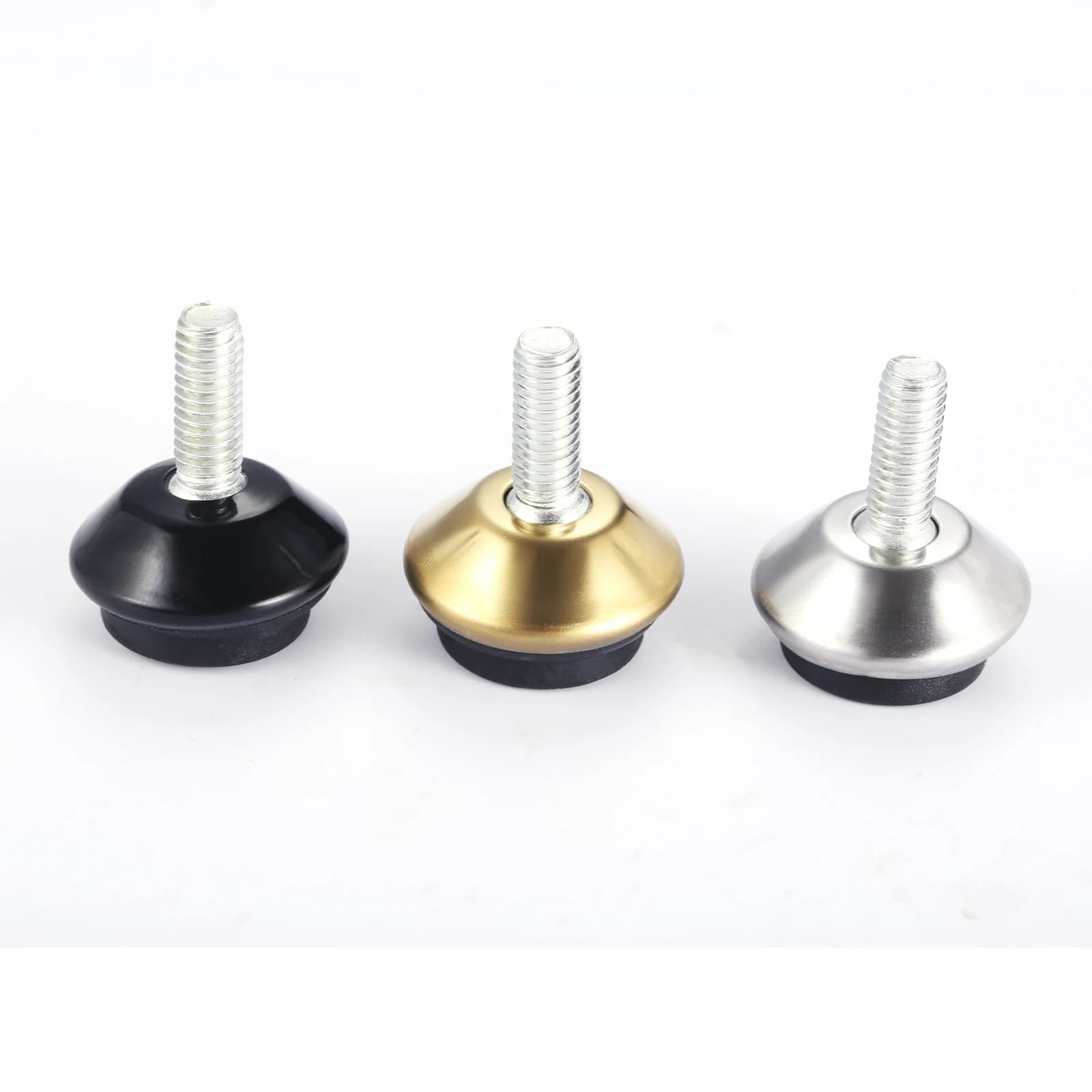 4 pièces niveleurs de meubles réglables pieds de Table de nivellement pieds Base noire pour Tables c