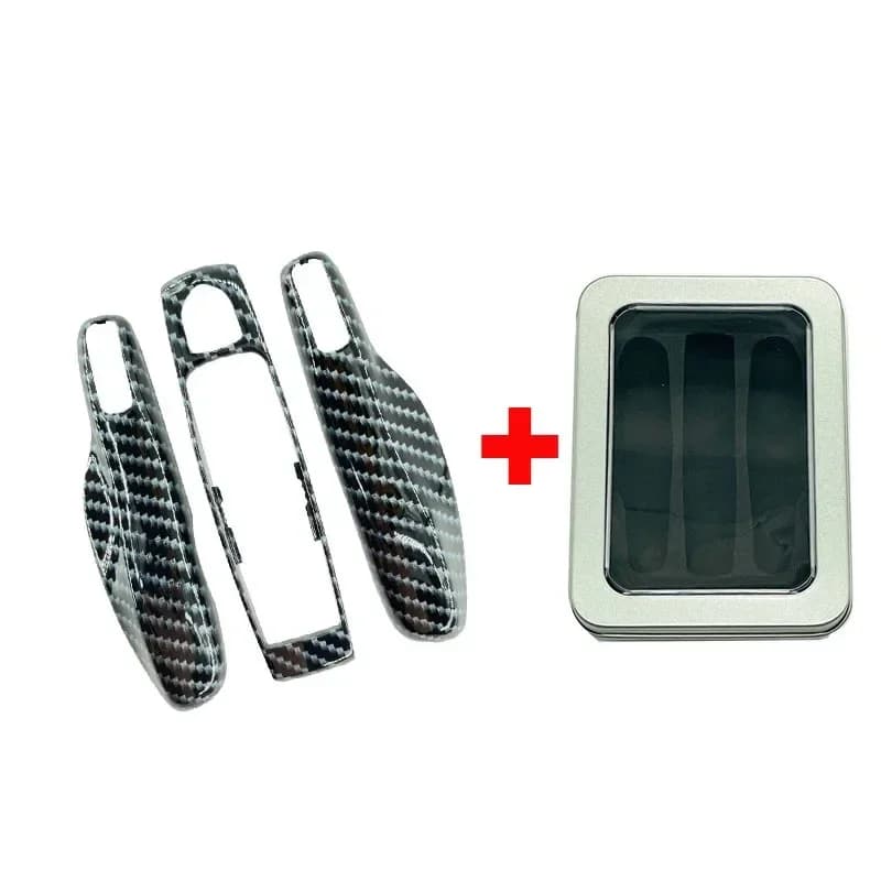 Étui pour clé télécommande intelligente de voiture, 3 pièces, coque pour Porsche Panamera Spyder Car