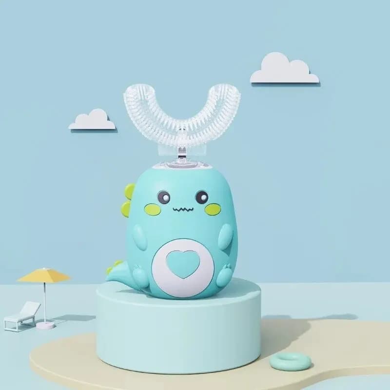 Brosse à dents électrique pour enfants, silicone de qualité alimentaire, Chev, 360, charge USB autom
