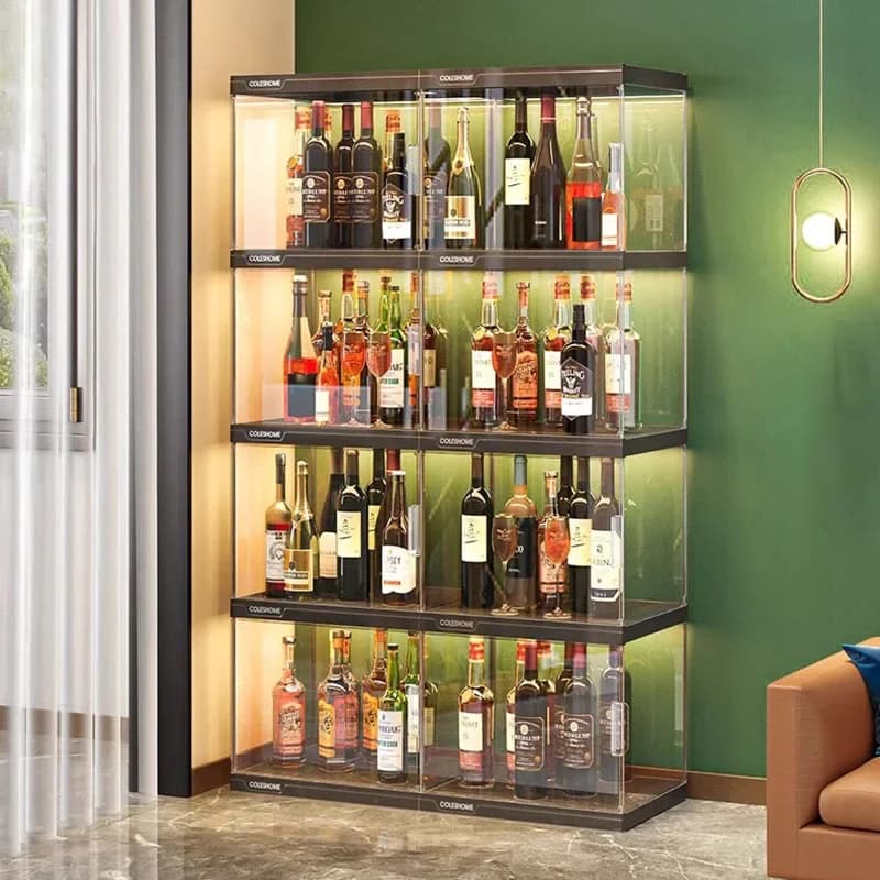 Présentoir à vin moderne de luxe, étagère de rangement murale pour salon, meubles de Bar à domicile 