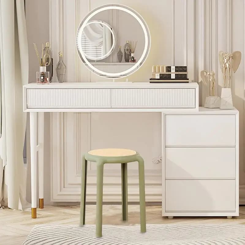 Tabouret Empilable Rond de 46cm avec Dos aux, pour Bar, Salle à Manger, PP, pour Irritation, Restaur