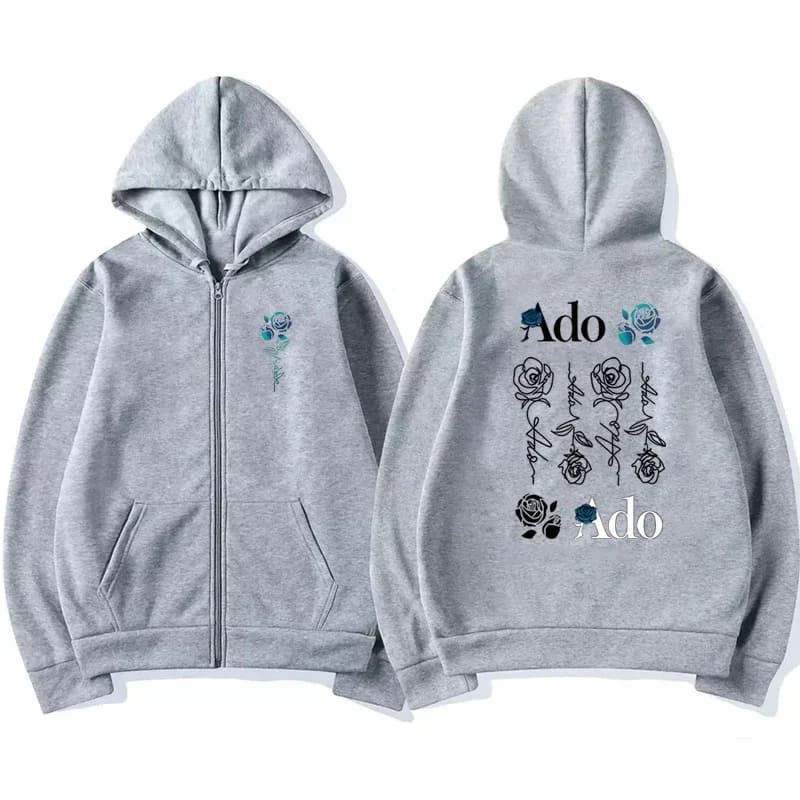 2025 Ado graphique imprimé sweat à capuche avec fermeture éclair automne hiver hommes femmes décontr