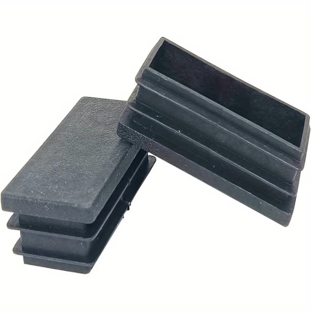 Bouchons de trou rectangulaires en plastique, 10 pièces, inserts de bouchons et bouchons de tuyaux, 
