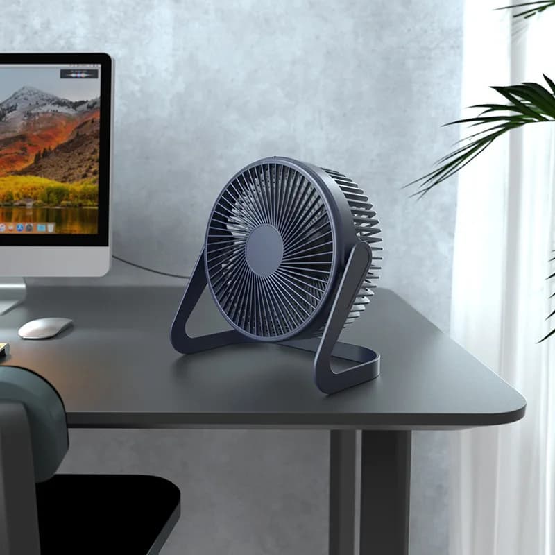Nouveau 5 pouces USB ventilateur de bureau rotatif Mini ventilateur électrique Portable réglable été