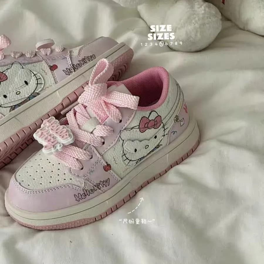 Sanrio Girl Hello Kitty – baskets de loisirs à la mode pour l'automne et l'hiver, baskets confortabl