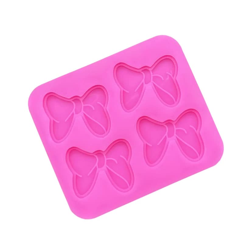 Moule en silicone pour nœuds, outils de résine, moule à cupcakes, outils de décoration de gâteaux en