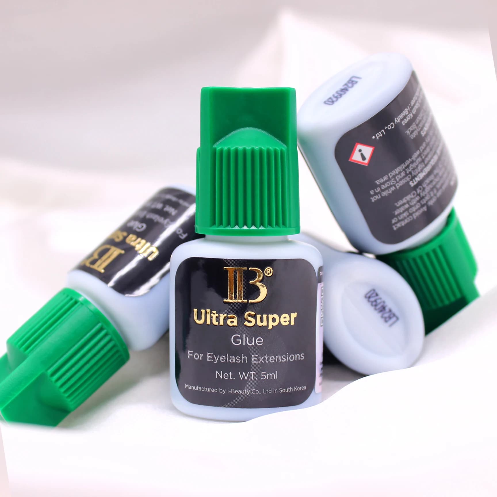 IBeauty – colle Ultra Super IB pour Extensions de cils, 5ml, capuchon vert IB, outils de maquillage 