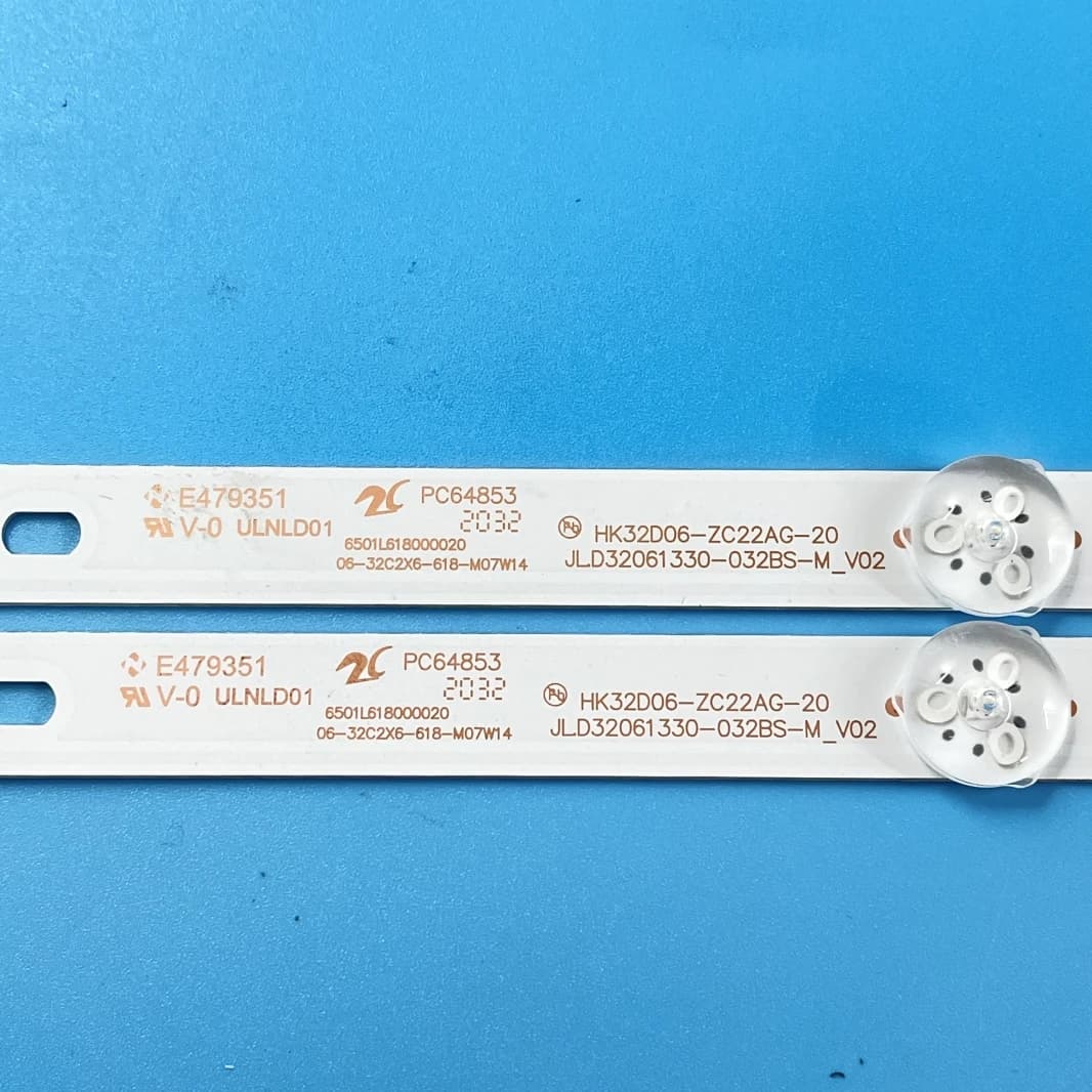 Rétroéclairage LED pour téléviseur 06-32C2X6-618-M07W14 pour HK32D06-ZC22AG-20 JL.D32061330-032BS-M 
