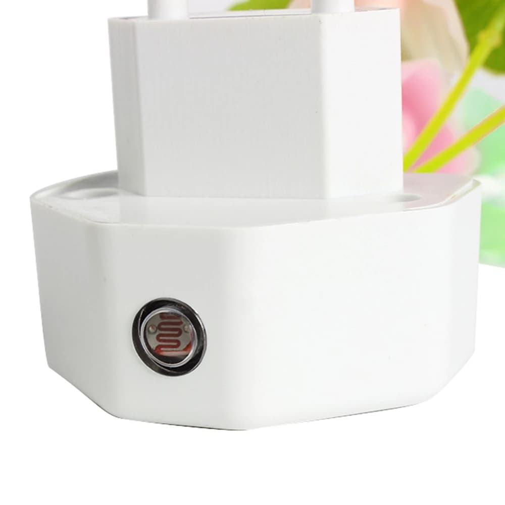 Capteur de prise européenne LED beau capteur de lumière romantique abajur infantil champignon veille
