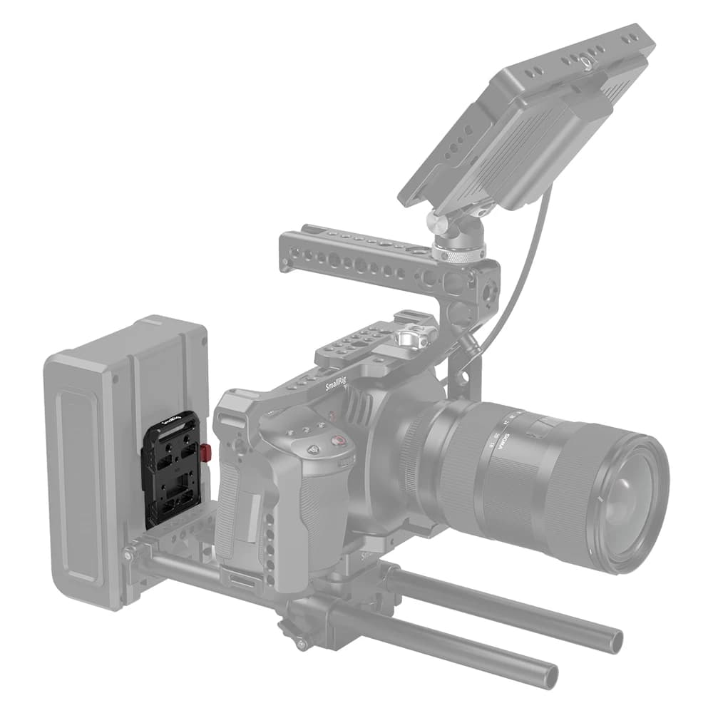 SmallRig – plaque de batterie à montage en V, plaque d'adaptation de batterie v-lock pour appareil p