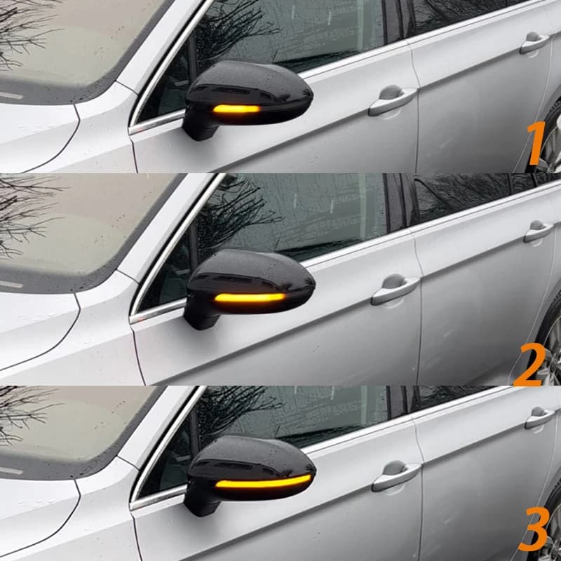 Clignotant dynamique LED pour VW Passat B8, variante Arteon, indicateur de miroir séquentiel 2015 20