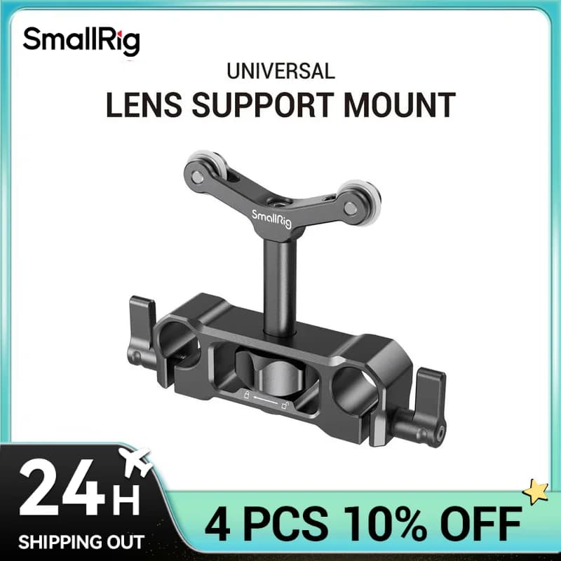 SmallRig-Support d'objectif de montage universel LWS 15mm, pour appareil photo reflex numérique 73-1