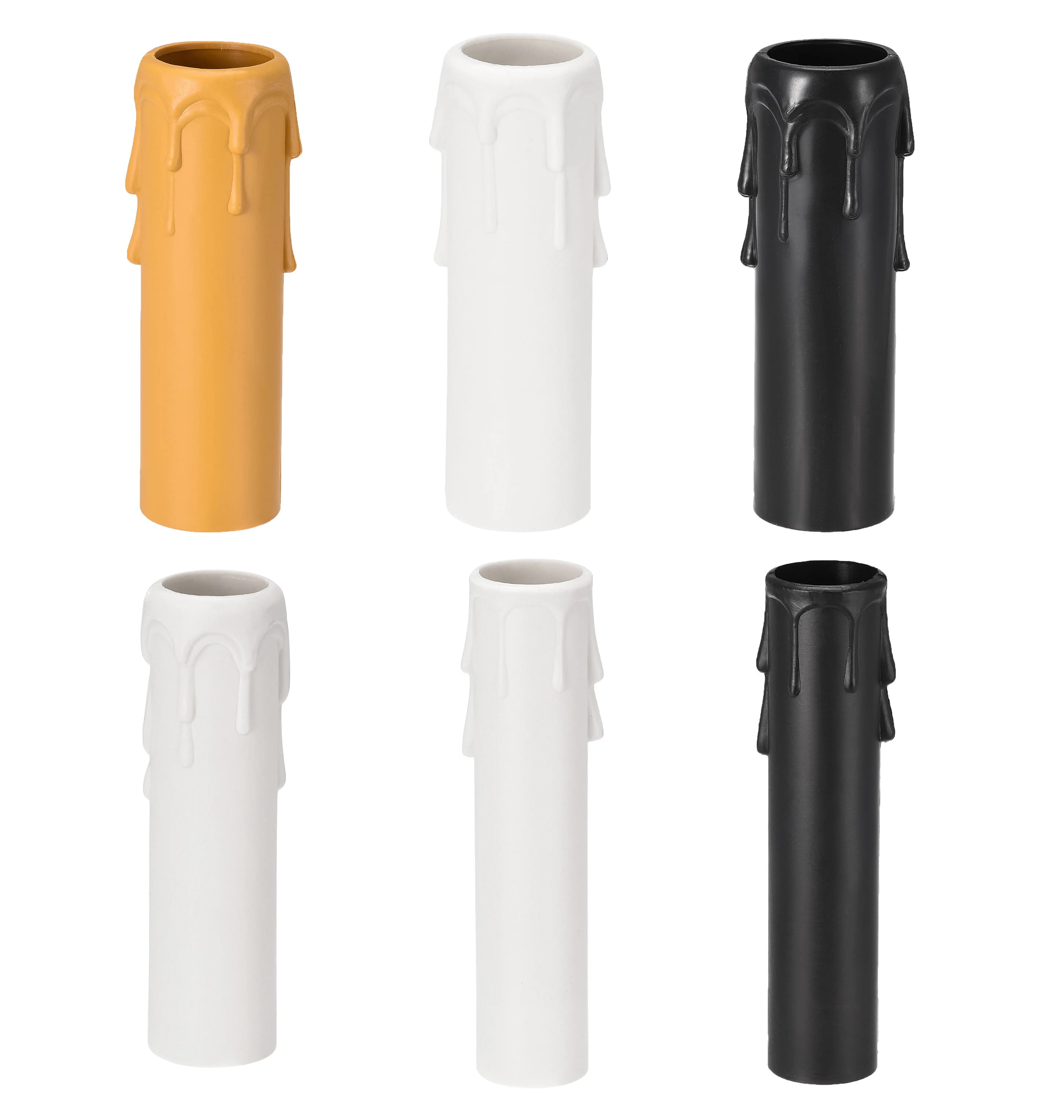 12 pièces bougie Tube lampe de Table Base bougie support de lampe Tube bougie lampe Base manchon bou