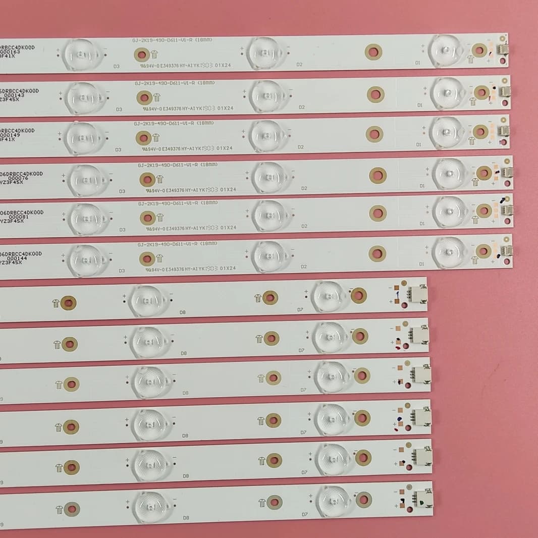 Bande de rétroéclairage LED pour 49PUF6701/T3 49PFS5301/12 49PUH4900/88 49PFS4131 EVTLBM490E0501-AJ-