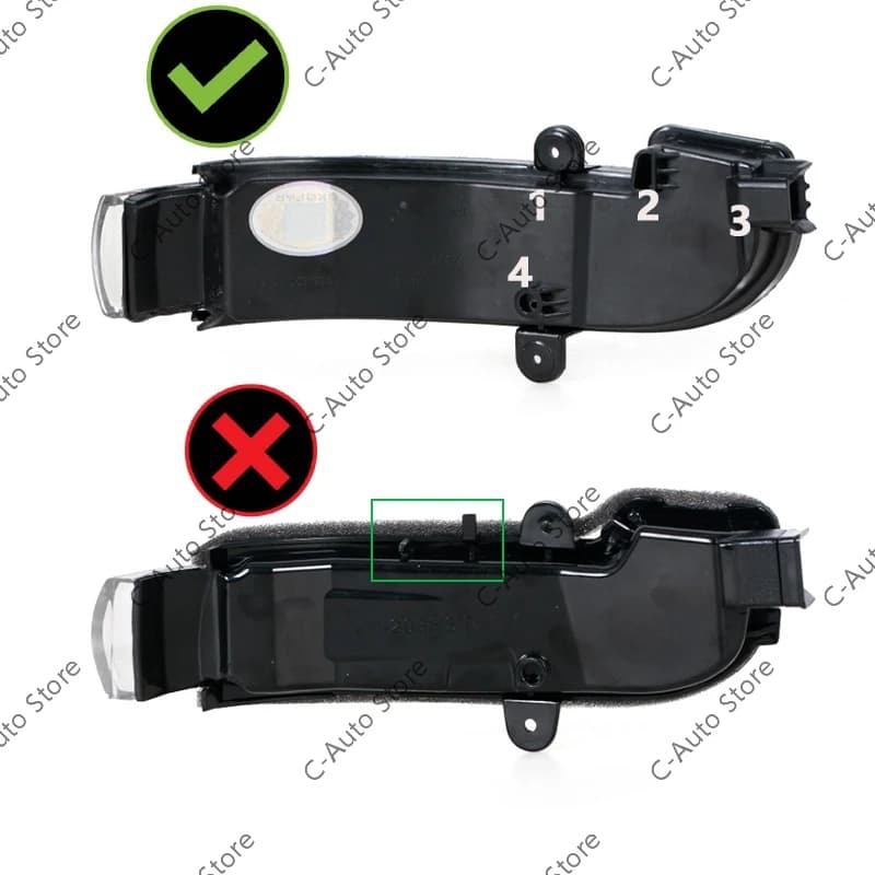 Clignotant LED pour miroir de voiture, 4 portes, pour mercedes-benz classe C W203 C230 C240 C32 2004