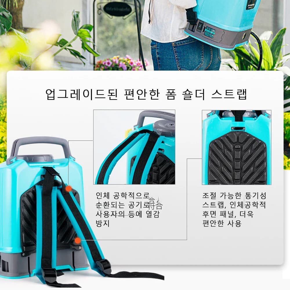 Pulvérisateur électrique d'irrigation arrière 10L, outil de jardinage agricole Rechargeable, pulvéri