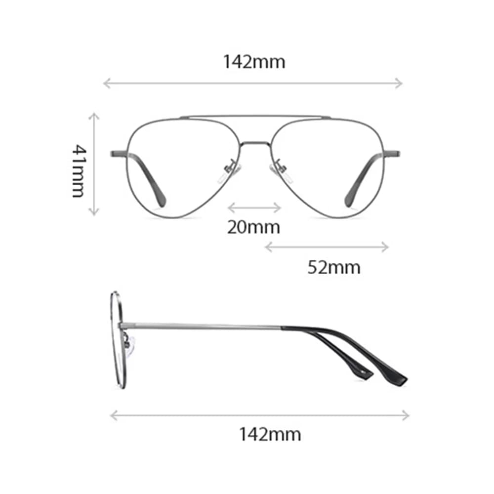 VIVIBEE Aviation magnétique polarisé pince sur lunettes de soleil pilote hommes Vision nocturne lune