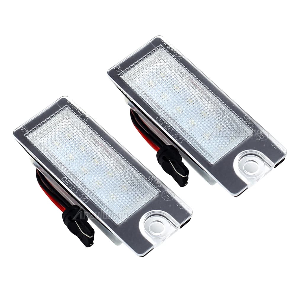 Feux de plaque d'immatriculation LED pour Volvo S80 99-06 S60 V70 XC70 XC90, numéro de voiture 18, 2