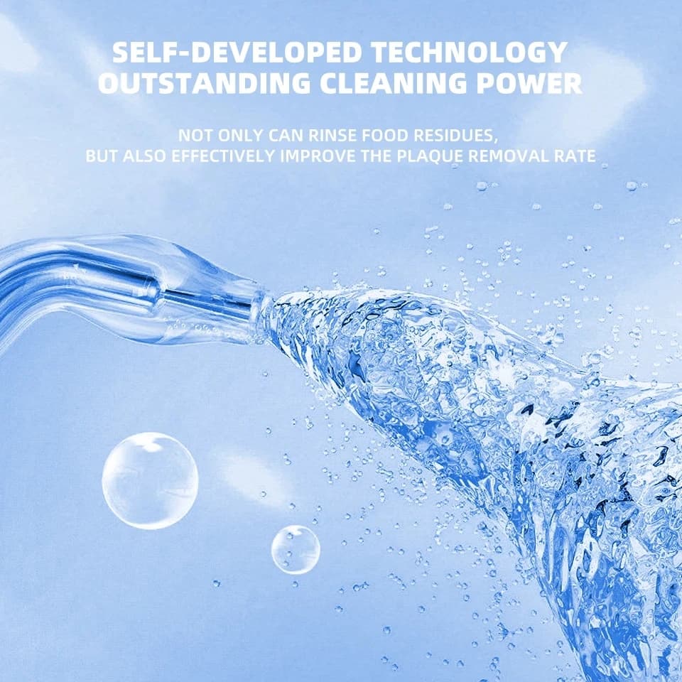 Xiaomi nettoyeur de dents électrique irrigateur Oral Rechargeable Jet d'eau nettoyeur de dents blanc