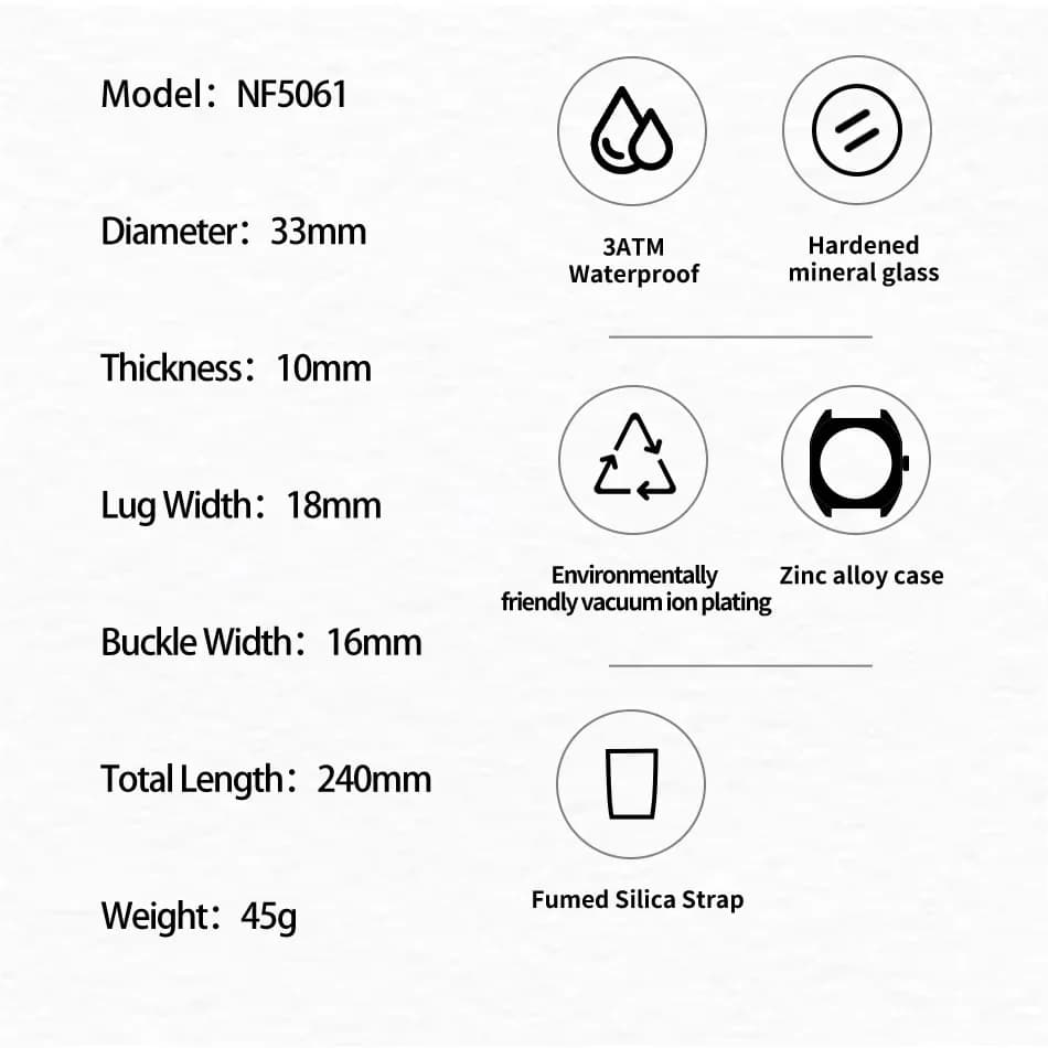 NAVIFORCE mode femmes décontracté élégant Simple polygone Quartz Silicone montre cadeau pour femmes 