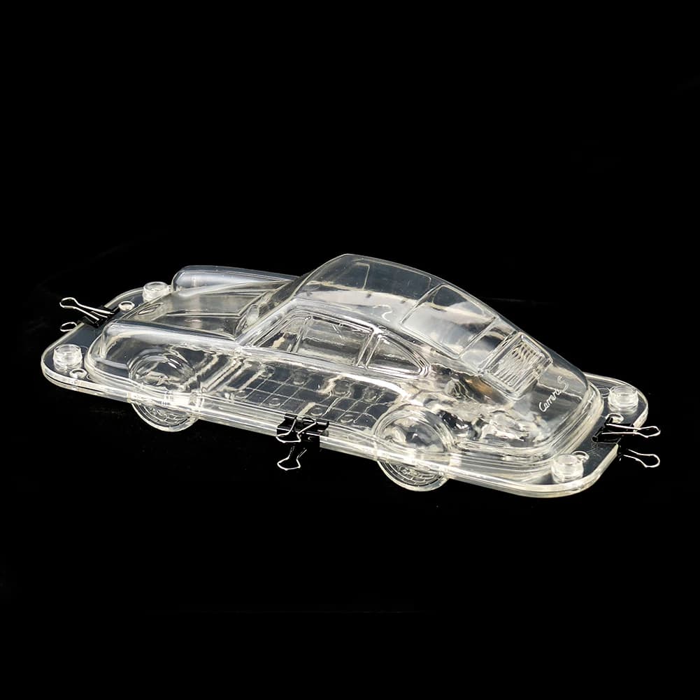 Moule 3D en Polycarbonate en forme de voiture, décoration de gâteau, chocolat, bonbons, savon, Mouss