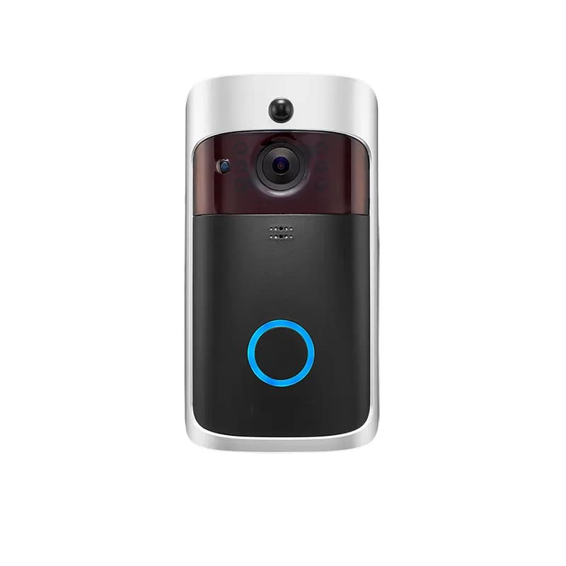 Sonnette vidéo avec caméra HD WiFi, détecteur de mouvement sans fil, Audio et haut-parleur, Vision n