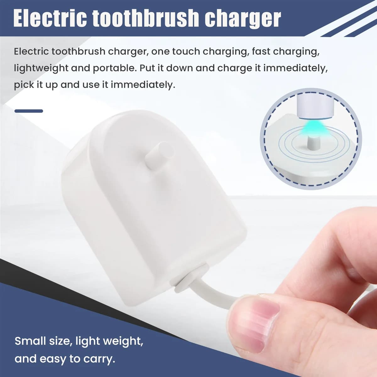 Chargeur à induction pour brosse à dents électrique Philips HX8140, HX6100, HX9112, HX3110, adaptate