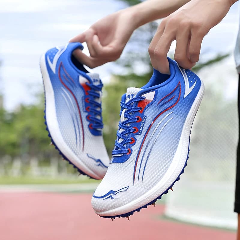 Haute qualité hommes femmes chaussures d'athlétisme jeunesse anti-dérapant baskets en plein air prof