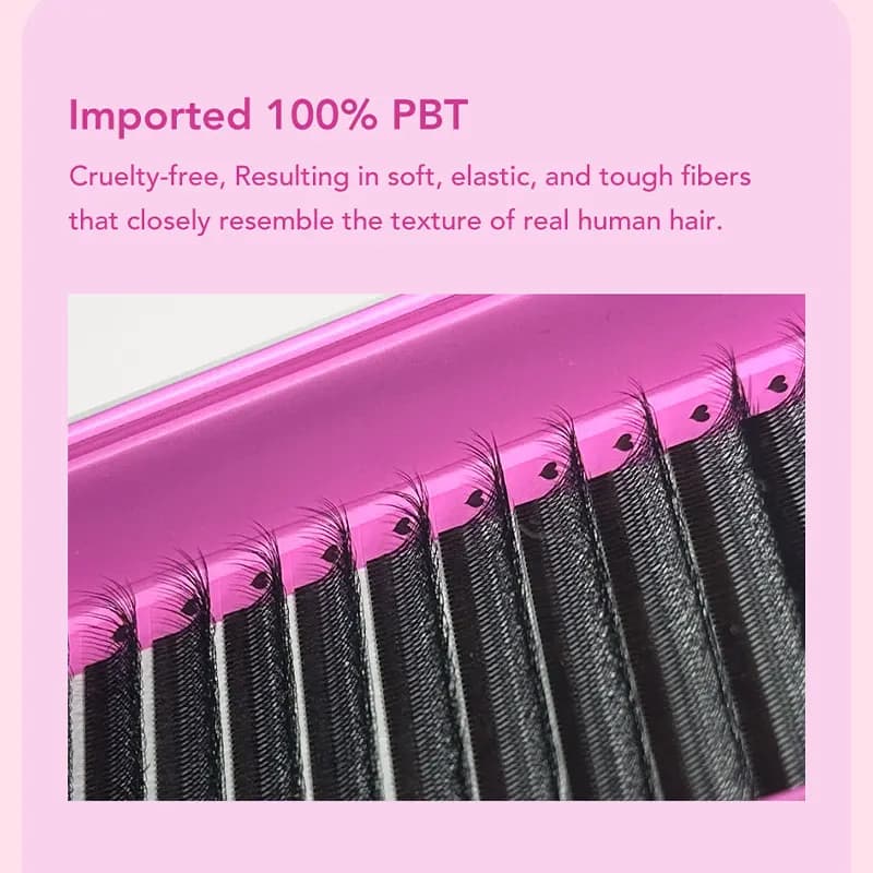DIYDAY nouveau Style 5D W forme Extensions de cils différentes longueurs 5D en forme de W faux cils 