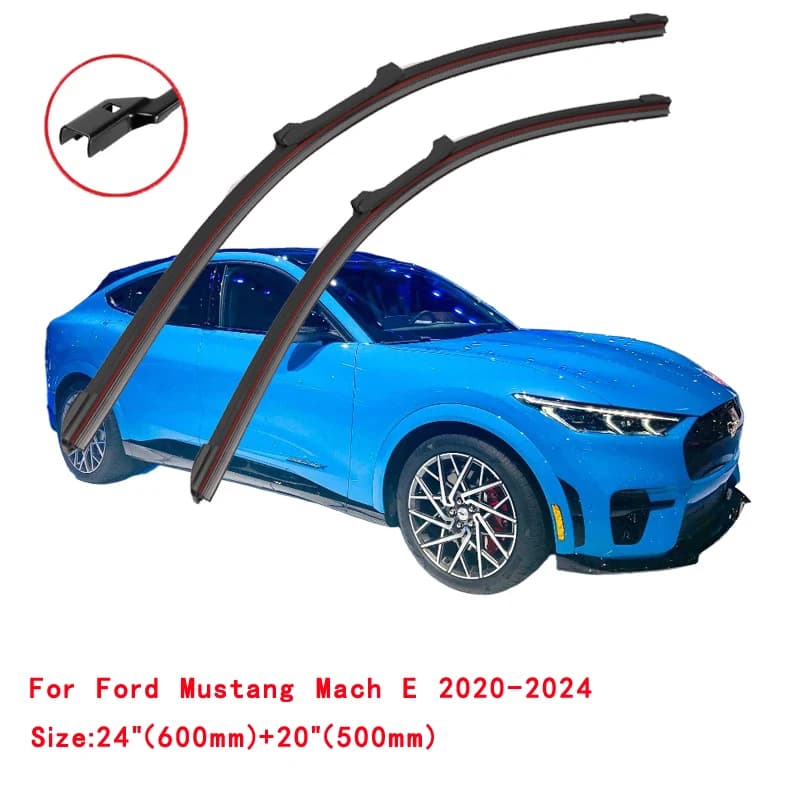 Essuie-glace Double en caoutchouc pour Ford Mustang coupé Convertible Mach-E 2004 2005 2006 2007 201
