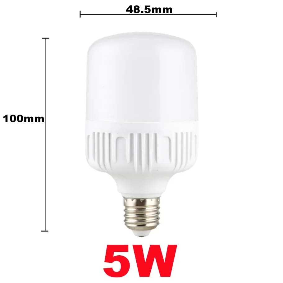 100W E27 LED vis bouche lumière 220V haute luminosité ampoule lumière blanche Protection des yeux No