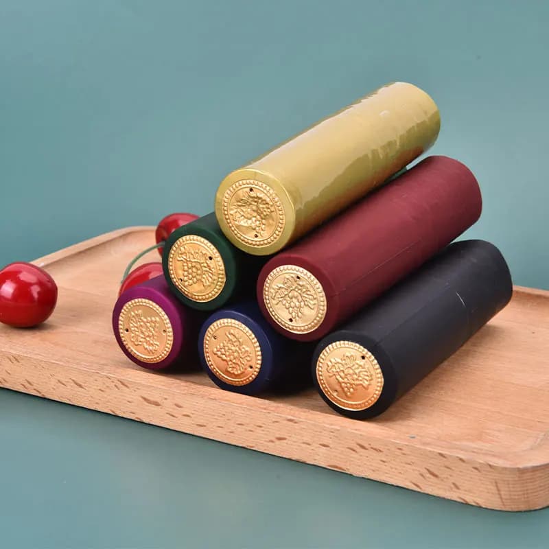 Film thermorétractable pour bouteille de vin, 100 pièces, bouchon thermorétractable