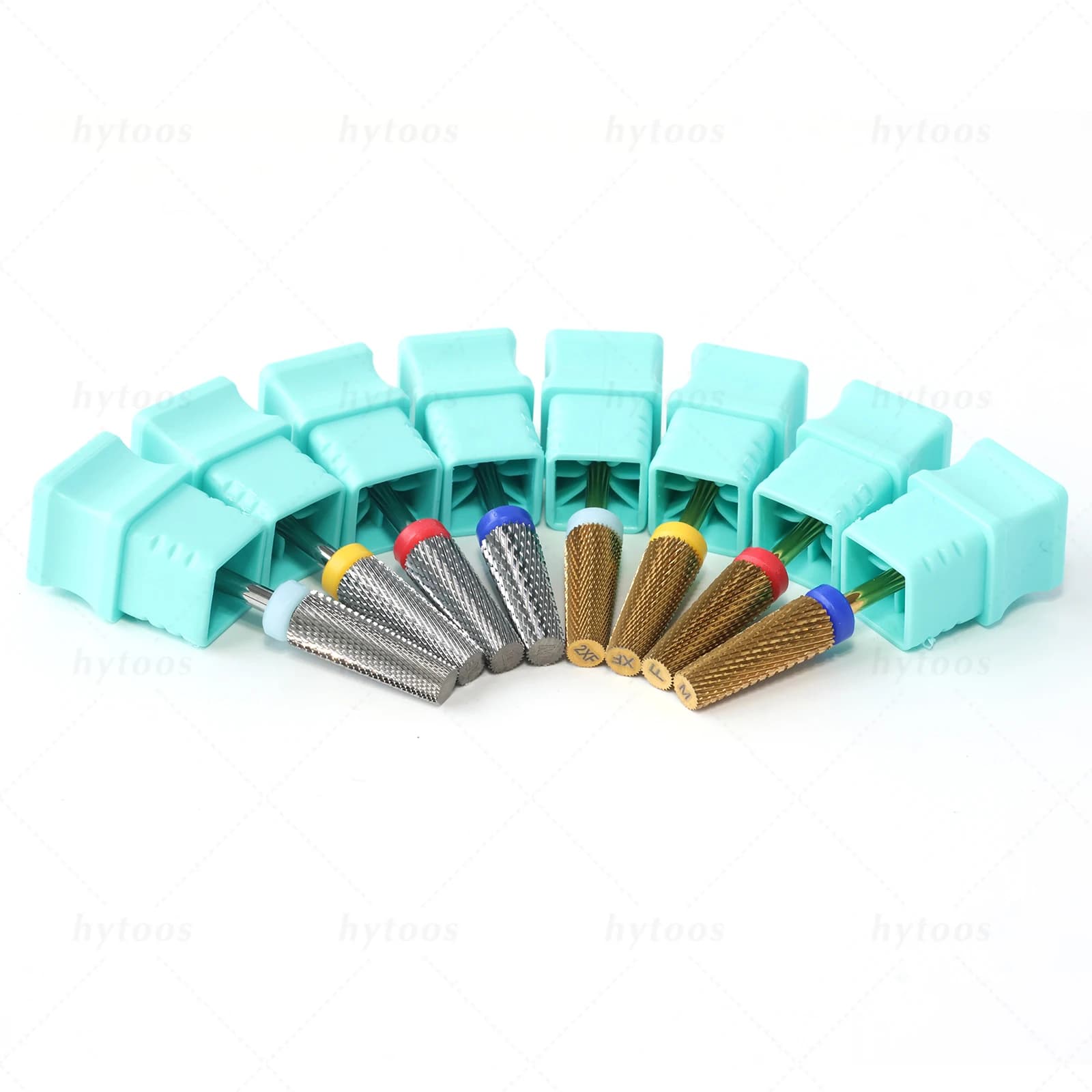 HYTOOS 5 en 1 forets à ongles 16mm bout à ongles en carbure conique à dessus plat enlever outil de G