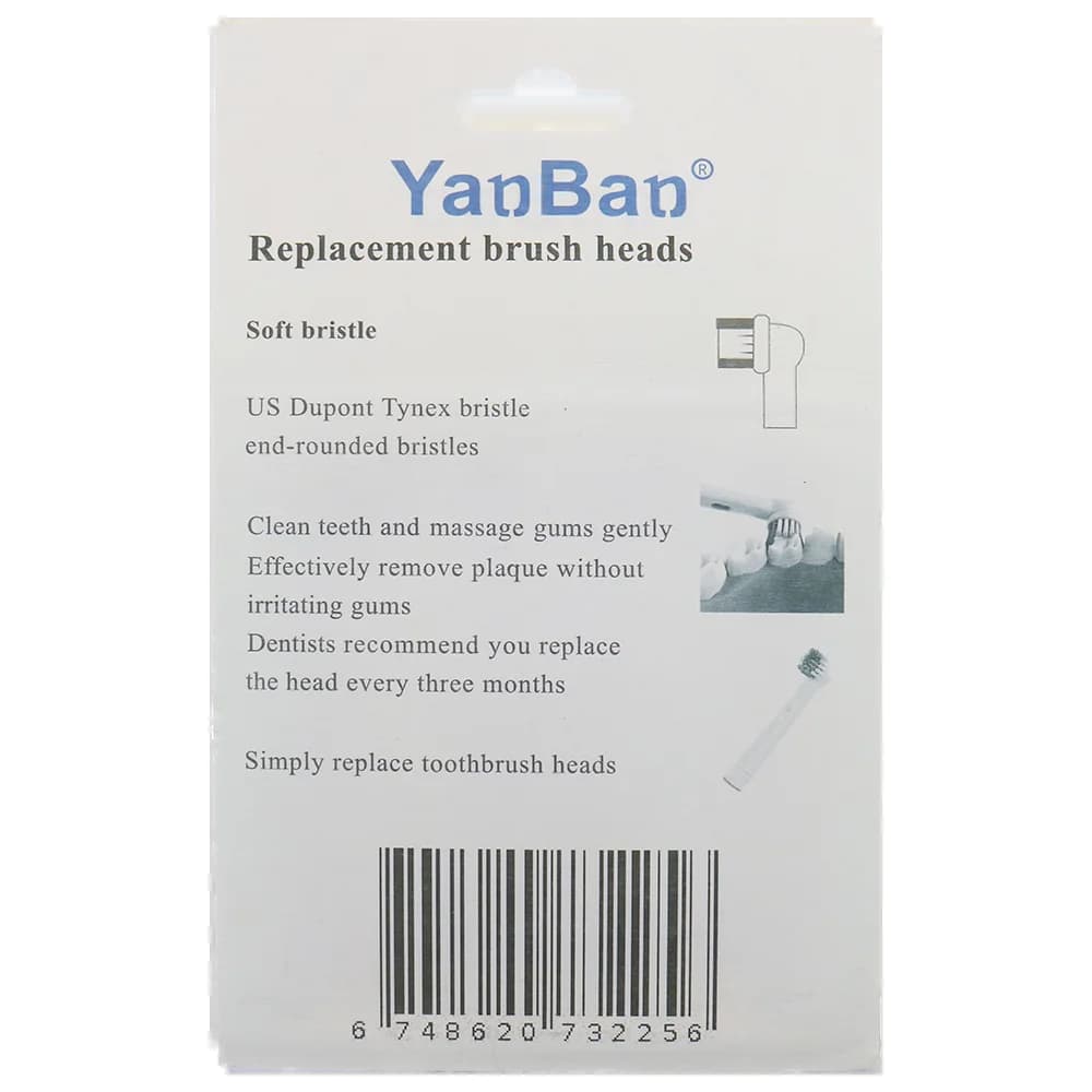 Têtes de brosse à charbon de bambou, 4 à 20 pièces, pour brosse à dents électrique oral-b Advance Po