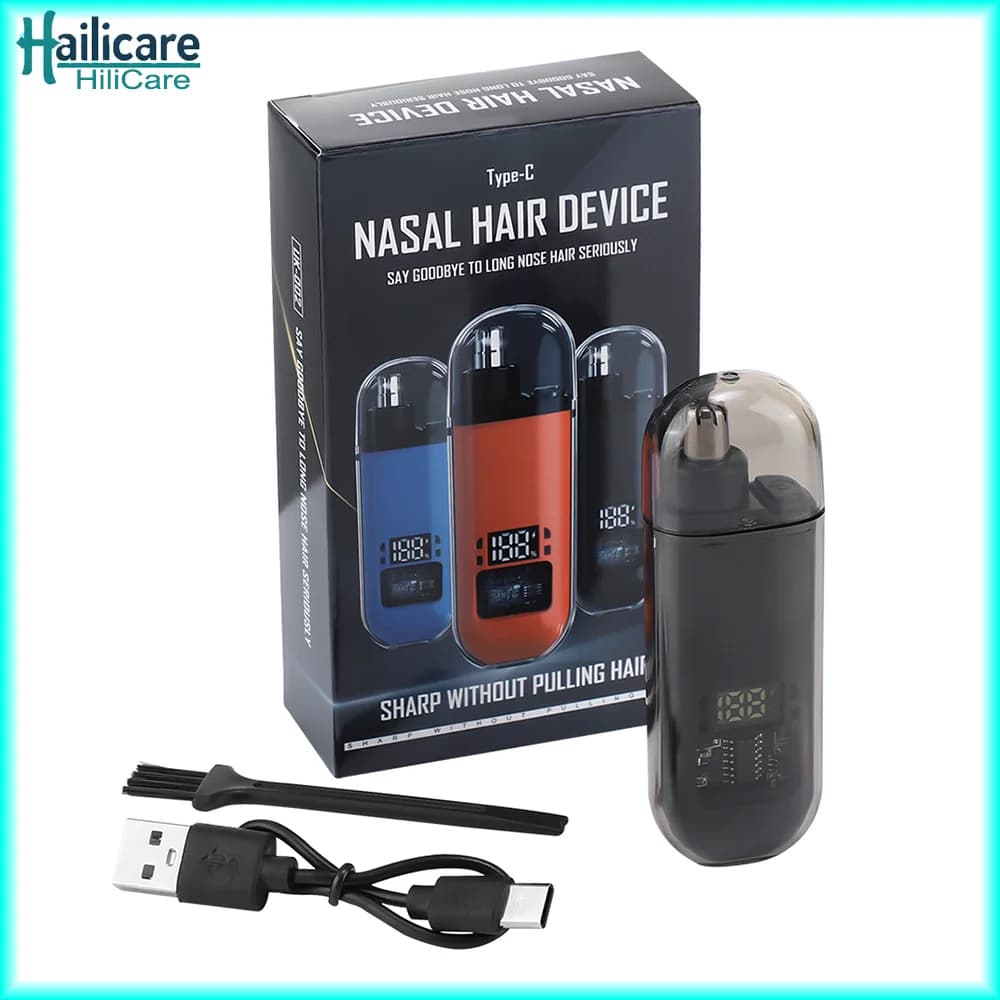 Tondeuse électrique Portable pour le nez, lame arquée tridimensionnelle, peut couper facilement les 
