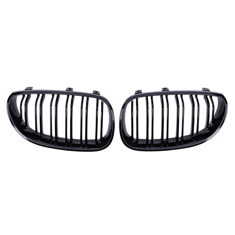 Pulleco Grille de pare-chocs avant de voiture Grilles de course de rein pour BMW E60 E61 5 série 200