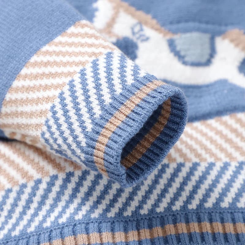 Barboteuse bleue en tricot à manches longues pour bébé, combinaisons pour nouveau-né garçon, combish