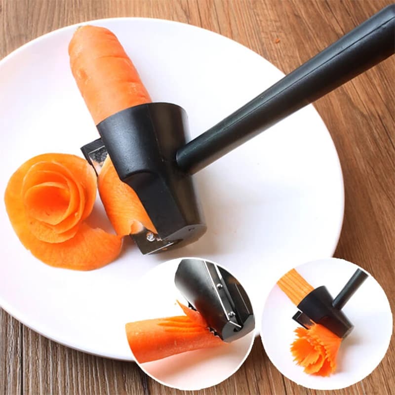 Coupe-légumes et fruits, entonnoir en spirale pour la maison, broyeur de fleurs, éplucheur d'artefac