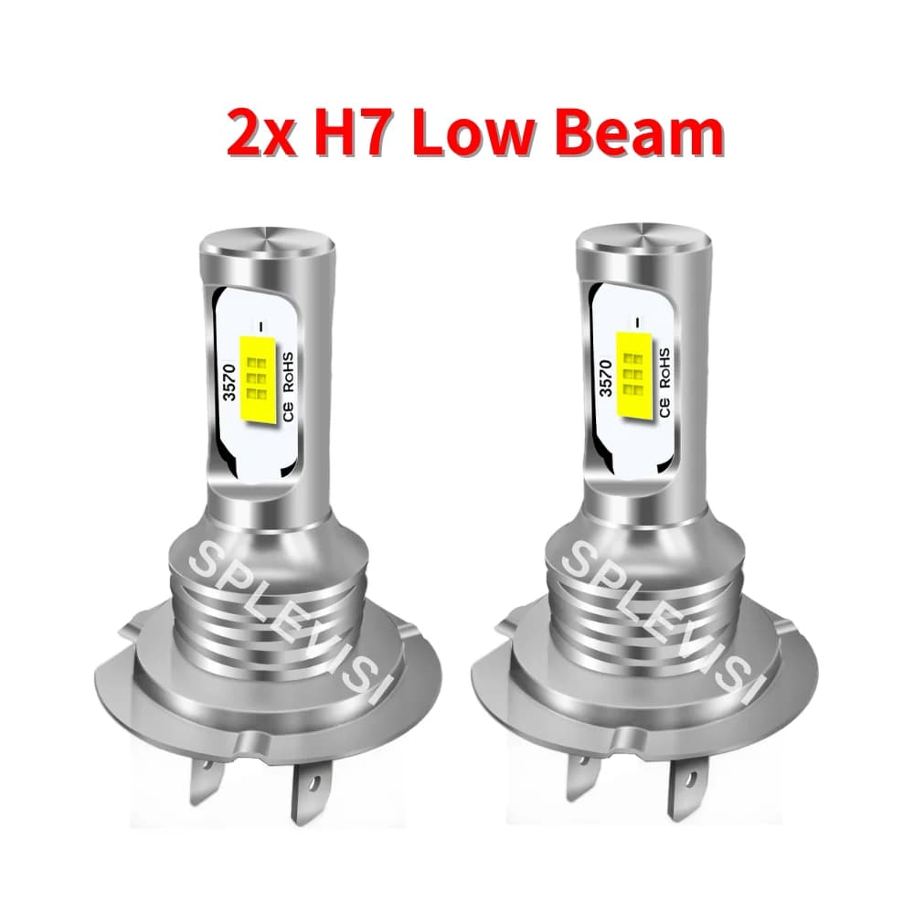 Remplacer LED H15 + H7 feux de route/lampe de jour + ampoules de feux de croisement 12x puces CSP po