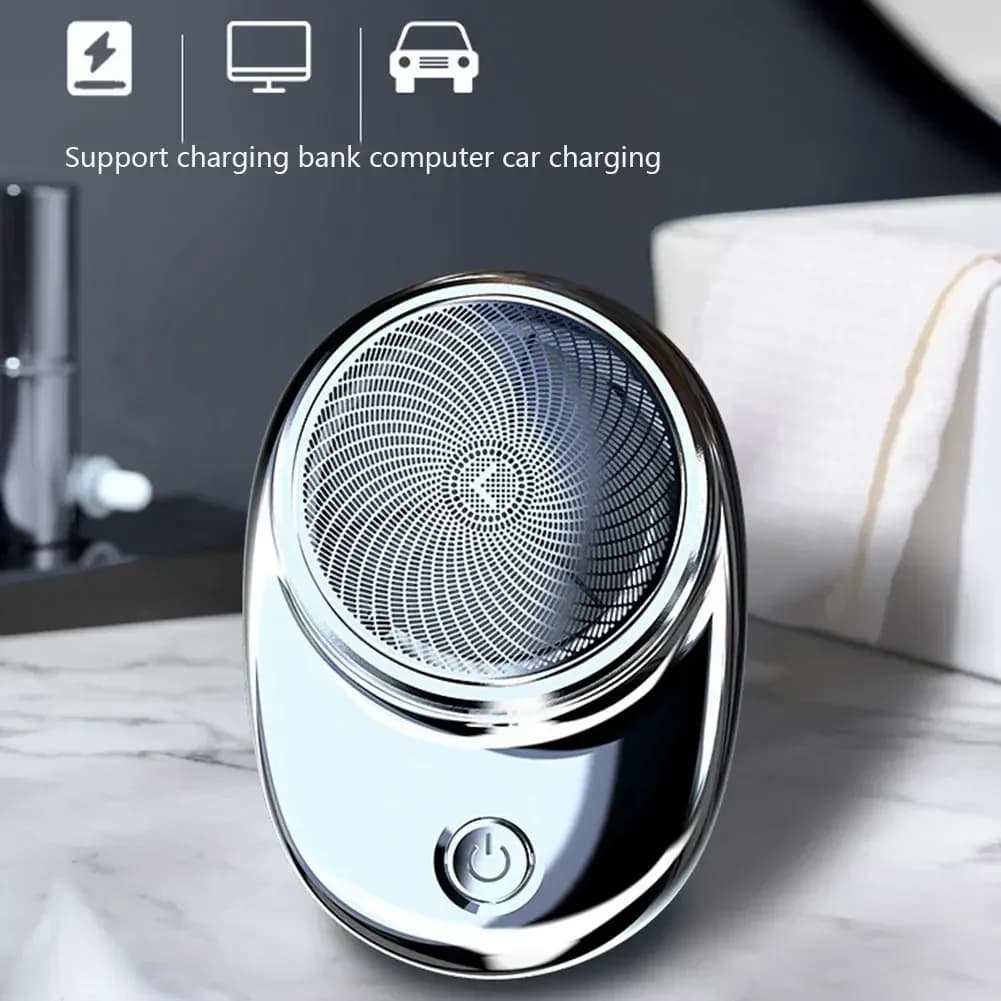 Rasoir électrique charge Mini rasoir de voyage de poche Portable sans fil détachable rasoir visage b