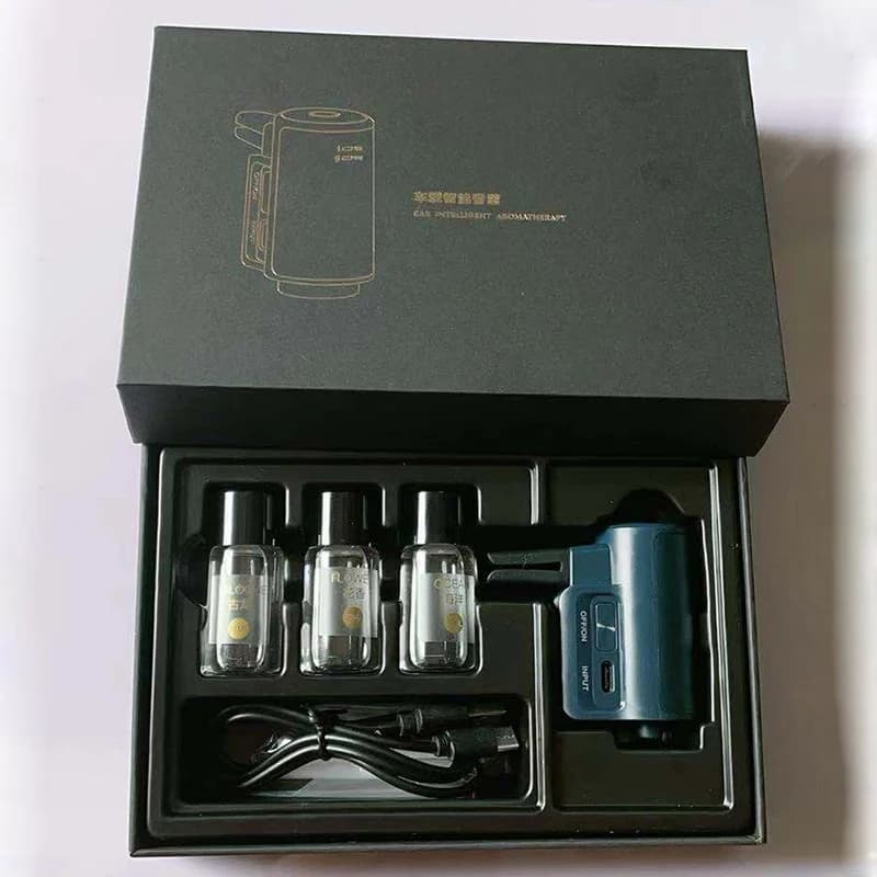 Diffuseur d'arômes électrique automatique, huile essentielle, parfum de voiture, désodorisant, suppo