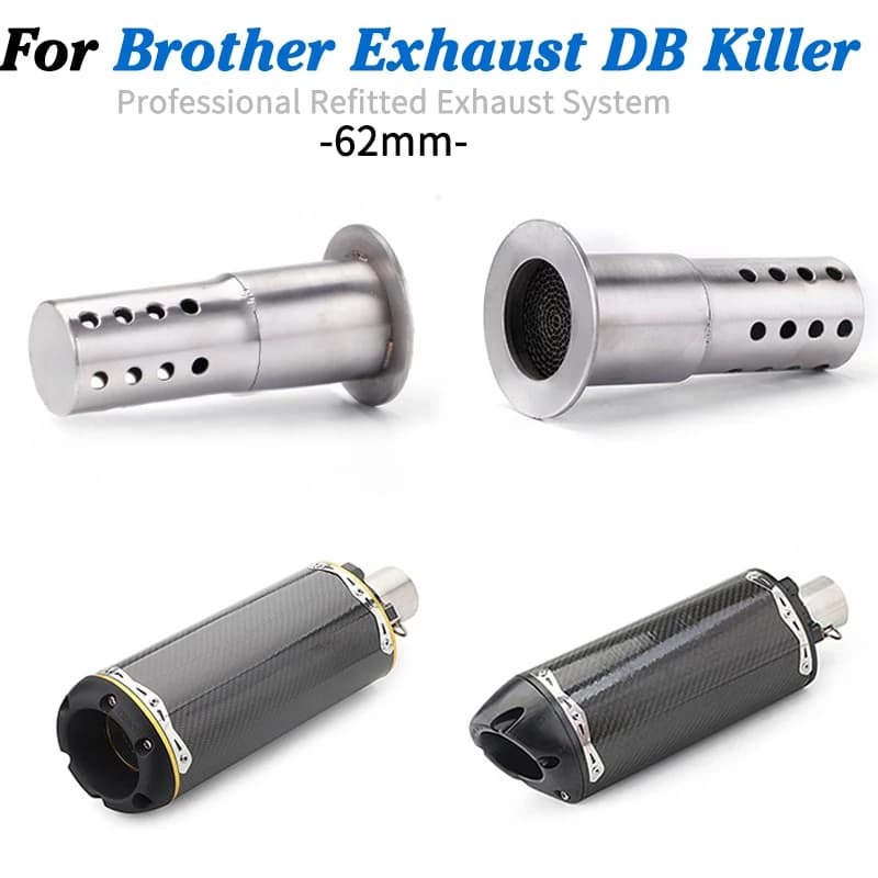 Two Brothers DB Killer moto silencieux DB Killer amovible pour deux frères tuyau d'échappement catal