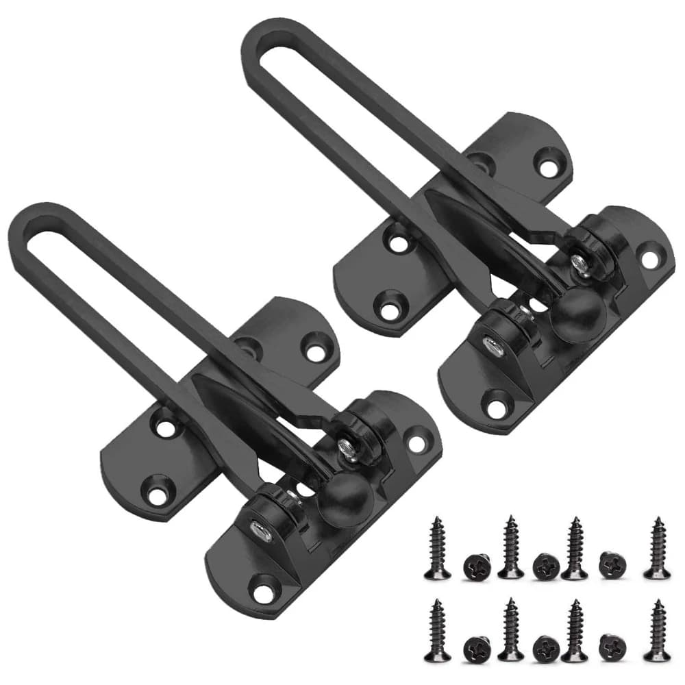 Serrure de porte de sécurité à domicile, barre pivotante, protection de porte pour enfants, loquet d