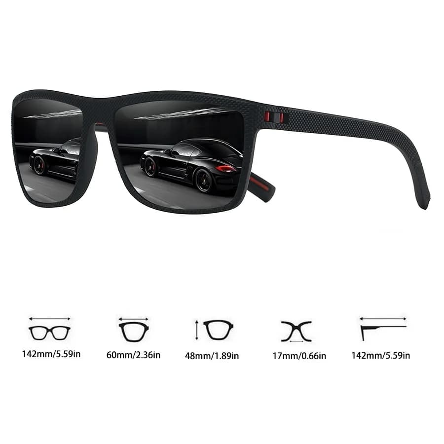 24 pièces Lunettes de soleil carrées tendance pour hommes et femmes, lunettes de soleil de marque de