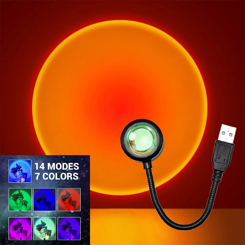Veilleuses LED USB pour décoration de fête d'anniversaire, budgétaire, lampe, lumières d'ambiance, c