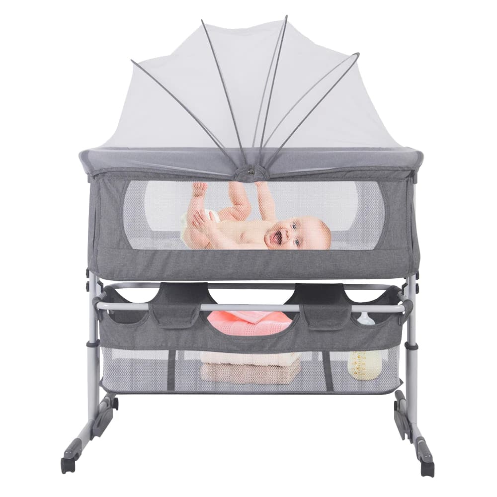 Lit de voyage 3 en 1 pour bébés, lit d'appoint, berceau pour bébé, lit pour bébé, bascule pour bébé,